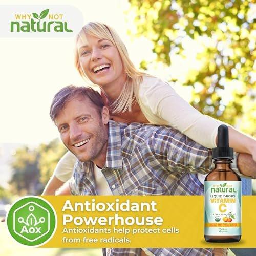 Why Not Natural Organic Liquid Vitamin C Drops Supplement - 2 Fl Oz (Pack of 1) - görsel 6