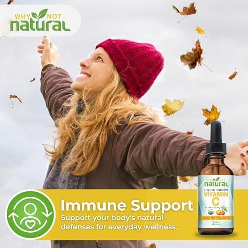 Why Not Natural Organic Liquid Vitamin C Drops Supplement - 2 Fl Oz (Pack of 1) - görsel 12