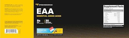 Primaforce EAA Powder (30 Servings, Rocket Pop Flavor) - Essential Amino Acids for Pre/Intra Workout and Recovery - Non-GMO and Gluten Free