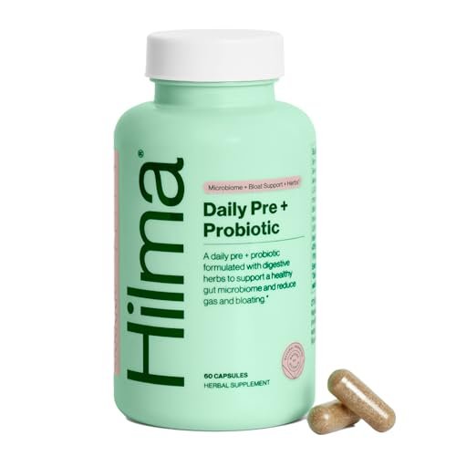 Hilma Pre and Probiotic with Herbs - Support – Count: 60 capsules per bottle – Image 7