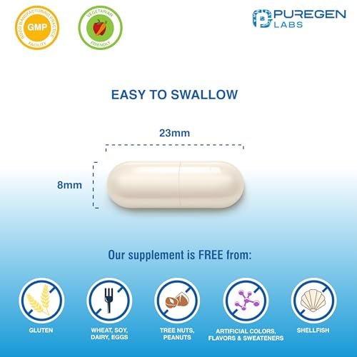Puregen Labs Potassium Bicarbonate Supplement 1020 mg | Non-GMO | Gluten Free | 240 Vegetarian Capsules - görsel 8