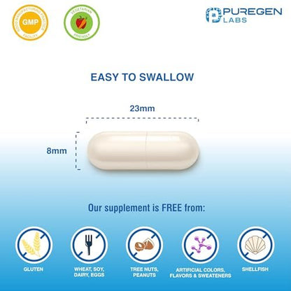 Puregen Labs Potassium Bicarbonate Supplement 1020 mg | Non-GMO | Gluten Free | 240 Vegetarian Capsules