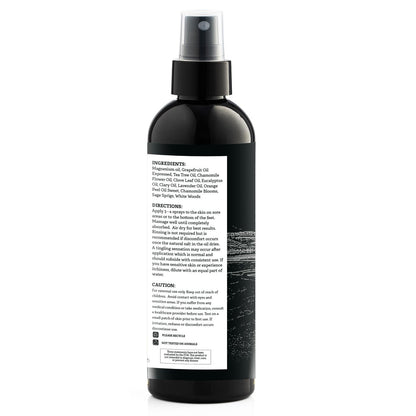Aromasong Magnesium Oil Spray Lavender - Extra Strength (23mg in Each Spritz) 8 Oz - Natural and Pure Magnesium Oil for Feet - Made in The USA - for Leg Discomfort and Promotes a Calm Sleep