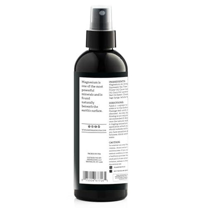 Aromasong Magnesium Oil Spray Lavender - Extra Strength (23mg in Each Spritz) 8 Oz - Natural and Pure Magnesium Oil for Feet - Made in The USA - for Leg Discomfort and Promotes a Calm Sleep