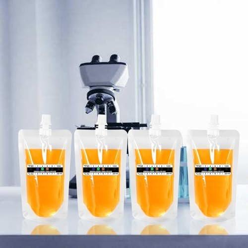 17 Pcs Urine Test Complete Kit Includes 5 Transparent Bags, 10 Adhesive Temperature Test Strips, Filling Funnel, 47" Adjustable Hidden Leg Straps, Portable Travel Urine Test Bag - görsel 7