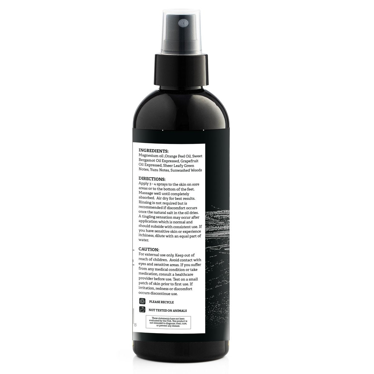 Aromasong Magnesium Spray Grapefruit - Extra Strength (23mg in Each Spritz) 8 Oz - Natural and Pure Magnesium Oil Spray - Made in The USA - for Leg Discomfort and Promotes a Calm Sleep - görsel 13