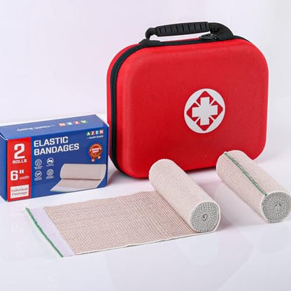 AZEN Premium 12 Pack Elastic Bandage Wrap 6 – Material: Polyethylene (PE) – Image 6