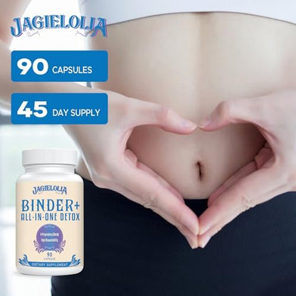 Jagielolia All-in-One Detox Binder – Supports Liver Health: By reducing the toxic burden on your liver, this – Image 2