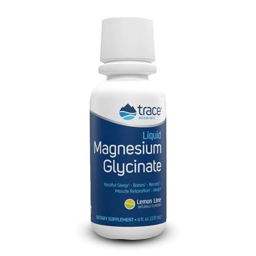 Trace Minerals Magnesium Glycinate - Liquid Magnesium Glycinate for Bone, Nerve & Digestive Health - Supports Sleep Quality, Clarity & Focus - Gentle - Lemon Lime Flavor - 8 fl oz (30 Servings) - görsel 2
