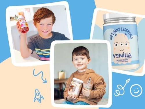 Naked Vanilla Kids Daily Essentials - Kids Protein Shake Made With Organic Milk, 6 Organic Vegetables, 25 Vitamins and Minerals, No Artificial Sweeteners, Flavors, Colors or Preservatives - görsel 9