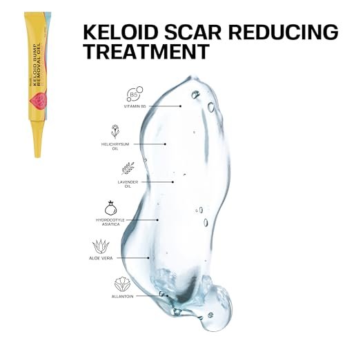 BASE LABORATORIES Piercing Keloid Bumps Shrinking Duo | Piercing Bump Treatment (.5oz) + Keloid Bump Removal Gel (2oz) | Keloid Scar Removal for all Scars, Keloids & Piercing Bumps - görsel 2