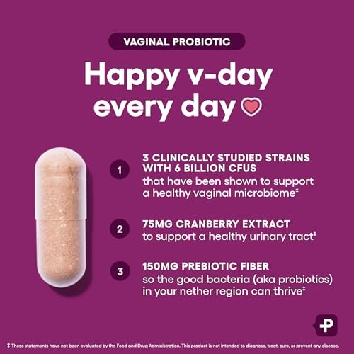 Physician's CHOICE Vaginal Probiotics for Women - pH Balance, Odor Control, Yeast Balance, Vaginal Flora & Feminine Health - 6B CFU with Organic Prebiotics and Cranberry Extract - 30 CT - görsel 7