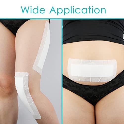 Extra Long Adhesive Island Dressing 10 Pcs, 4"x14" Knee Replacement Surgery Gauze Bandages Wound Breathable Bordered Hip Surgery Back Incision Post Surgical Recovery Individually Wrapped - görsel 6