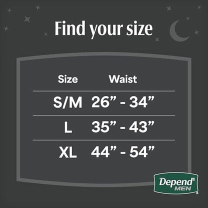 Depend Night Defense Adult Diapers, – Material: Polypropylene outer layer, super-absorbent polymer core – Image 6