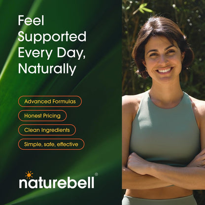 NatureBell Methylated B Complex Vitamins - 240 Vegetarian Capsules - High Bioavailability 12-in-1 Formula - for Immune Health & Energy Support* - Non-GMO & Gluten-Free