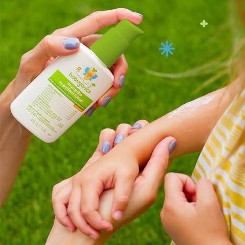 Babyganics Mosquito Repellent Lotion, Made with Plant and Essential Oils, Non-Greasy, 4oz - görsel 7