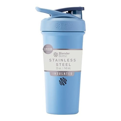 BlenderBottle Sport Sleek Insulated – Leak-Proof, Lockable Lid: The secure, leak-proof lid features a loop that – Image 3