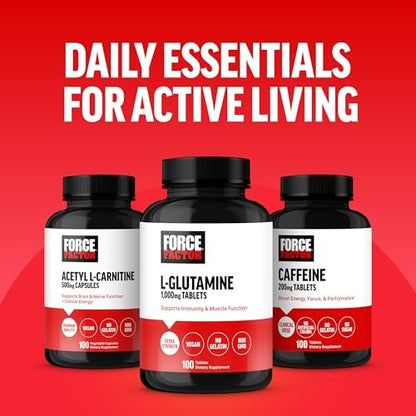Force Factor Men’s Multivitamin 50 Plus, Multivitamin for Men with 26 Vitamins and Minerals, and Phytonutrients to Support Energy, Immunity, and Muscle Function, 60 Tablets