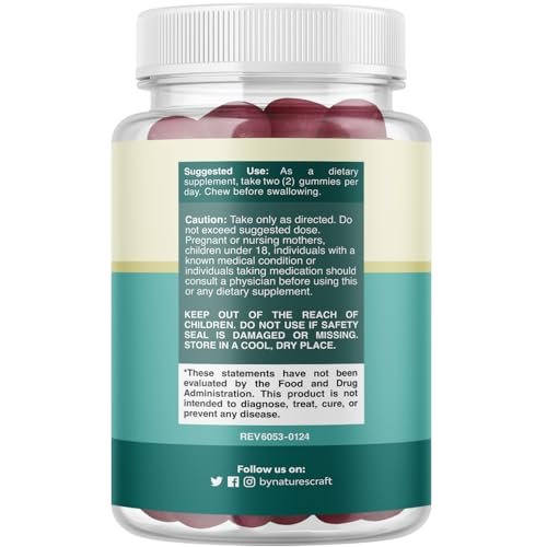 Sugar-Free Extra Strength Calm Magnesium Gummies for Adults - Relaxing Magnesium Citrate Gummies with Elemental Mag - Sleep Aid Soft Chews Raspberry Flavored - Body & Mind Relaxation - 60 Count - görsel 4