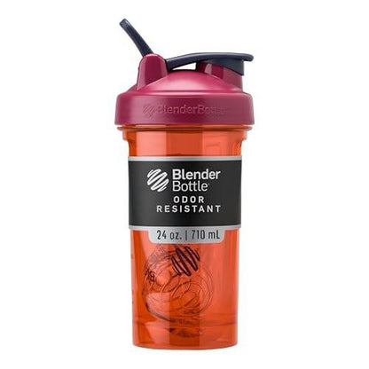 BlenderBottle Shaker Bottle Pro Series Perfect for Protein Shakes and Pre Workout, 28-Ounce, Full-Color Coral