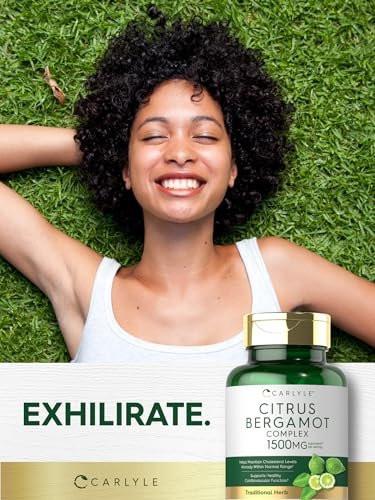 Carlyle Citrus Bergamot Supplement | Extract Complex | 120 Capsules | Non-GMO, Gluten Free