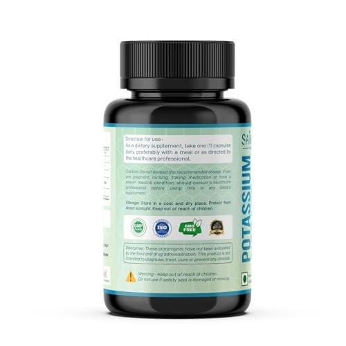 Potassium Citrate 800 mg High Absorption Potassium Supplement - 60 Servings Supports Electrolyte Balance - Pure and Potent - görsel 11