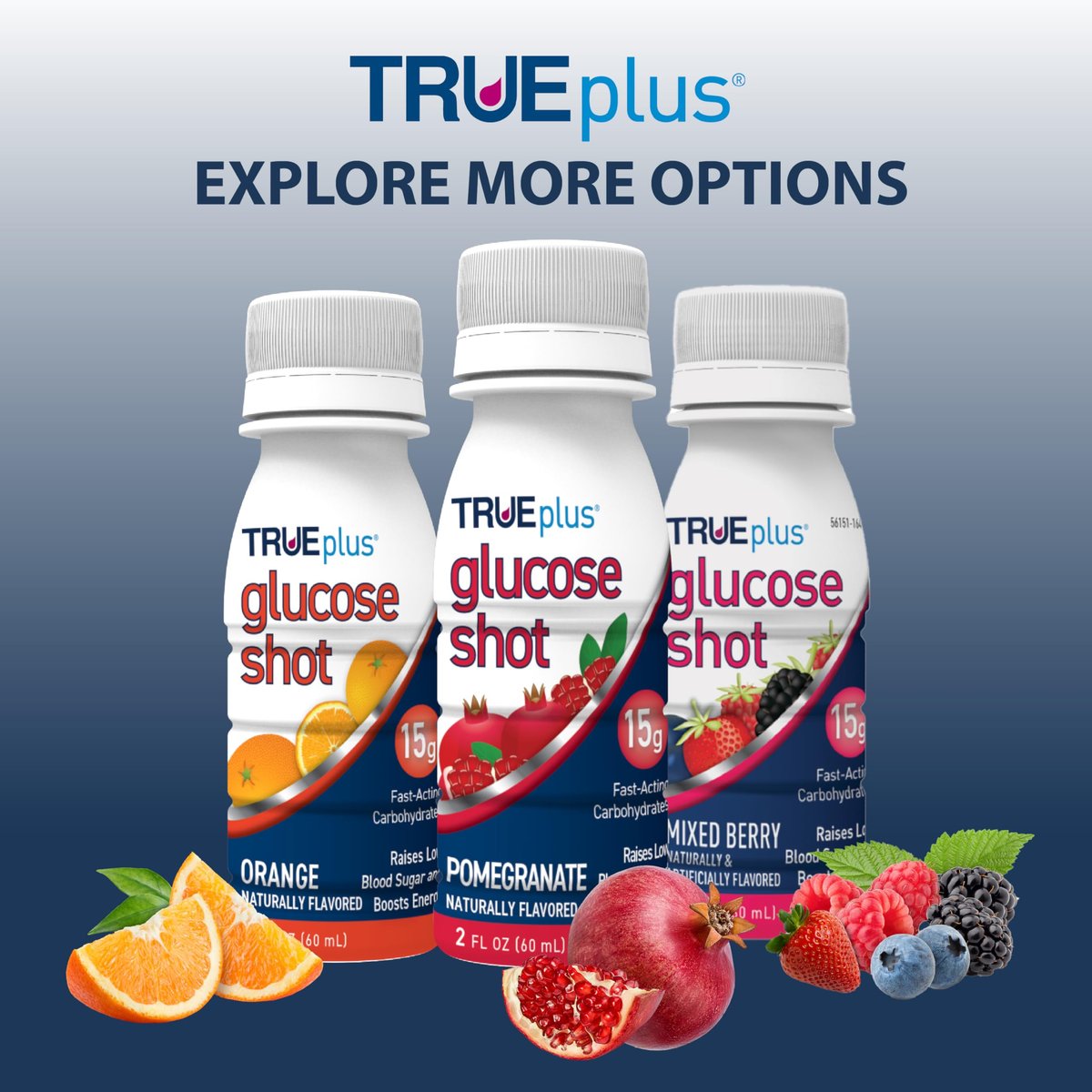 TRUEplus Glucose Shot, Pomegranate, 15g Fast-Acting Carbohydrates, Fat Free, Gluten Free, Boost Energy, 6 Pack - görsel 14