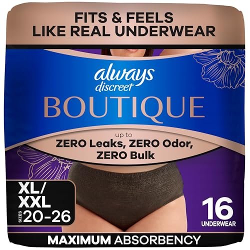 Always Discreet Boutique Incontinence and – Maximum Protection: Advanced absorbency core quickly locks away – Image 1