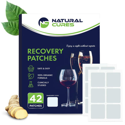 Recovery Patches 42 Pack - Wake Up Refreshed – Natural Ingredients: Formulated with a blend of natural vitamins – Image 1