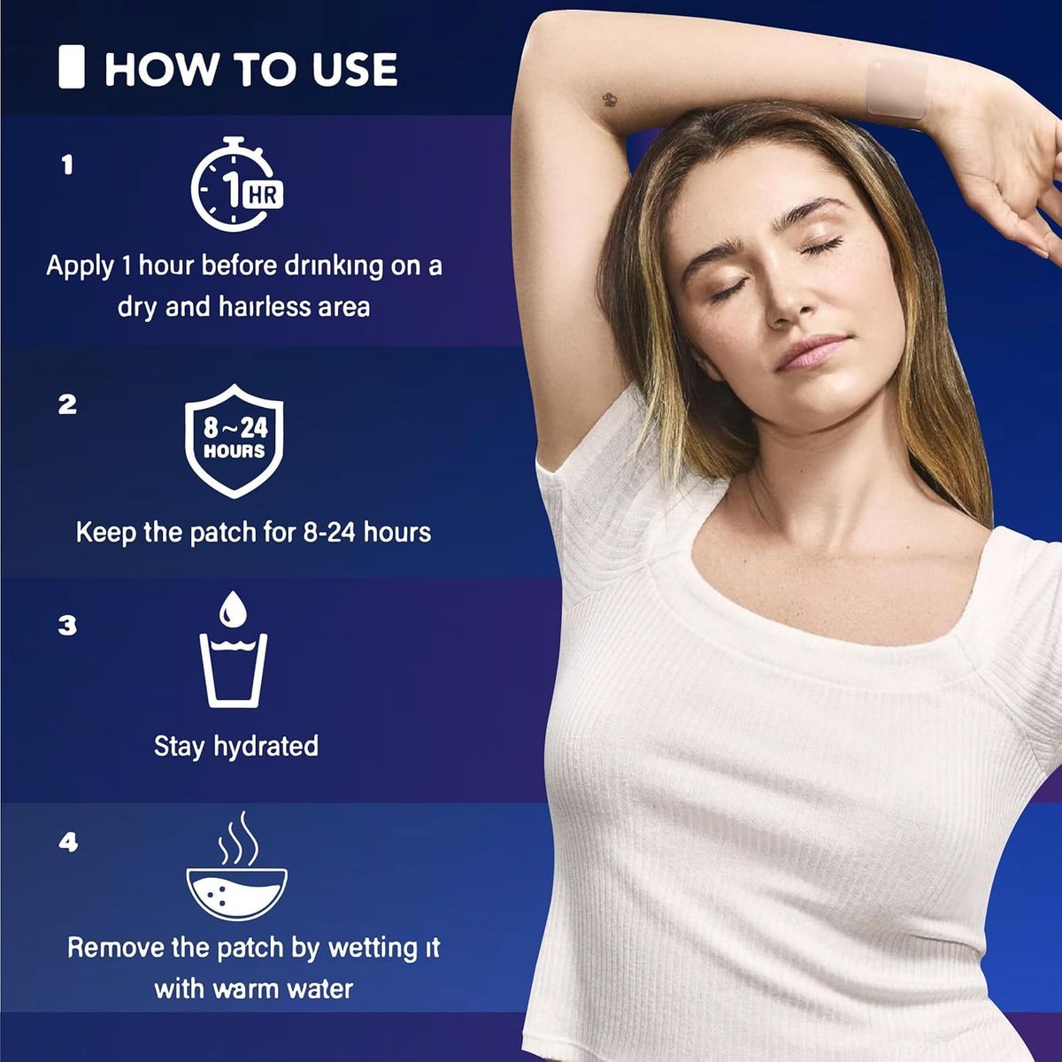 Recovery Patches 42 Pack - Wake Up Refreshed – Secure Fit: Designed to stay put all night, so you can rest easy – Image 3