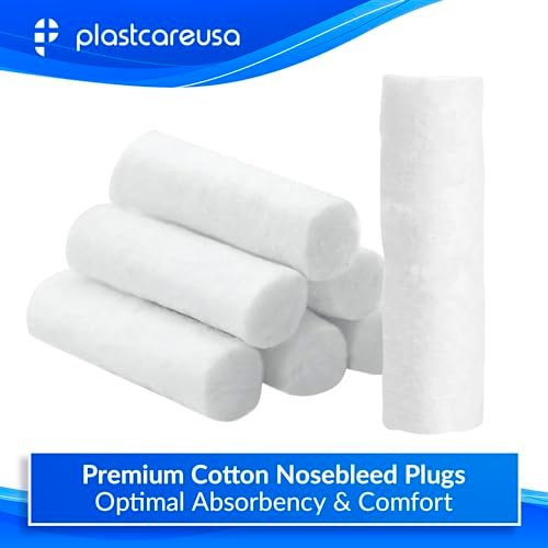 150 Nose Bleed Stopper Plugs - 1.5 Inch Cotton Rolls to Stop a Nosebleed for Kids or Adults - Extra Absorbent Nose Bleed Plugs by PlastCare USA - görsel 9