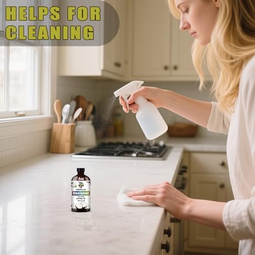 Coconut Essential Oil – Creamy Coconut Oil for Diffuser, DIY Candles, Soap, Humidifier, Home, Gift – 4 fl oz (120 ml) – GV77ZF - görsel 14