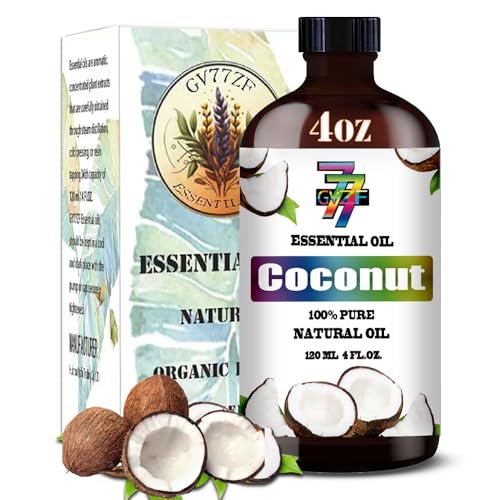 Coconut Essential Oil – Creamy Coconut Oil for Diffuser, DIY Candles, Soap, Humidifier, Home, Gift – 4 fl oz (120 ml) – GV77ZF - görsel 16