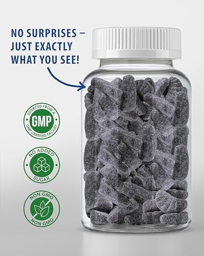 SUNNY SAM Iron Gummies for Kids & Teens - 10mg Vitamins with Vitamin C - Low-Sugar Chewable Iron Gummy Supplement for Immune Support, Supports Red Blood Cell Production for Children & Teen Girls - görsel 6