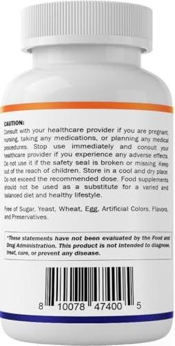 Vitamatic Magnesium Aspartate 400mg per Serving - 90 Vegetarian Capsules - Added B6 for Maximum Absorption - Supports Muscle, Joint, and Heart Health*
