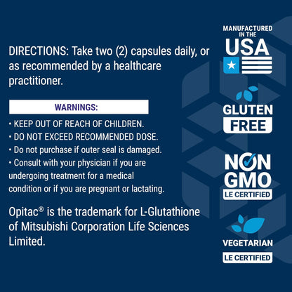 Life Extension Glutathione 500 mg – Glutathione Capsules, Antioxidant Supplement, Oxidative Stress, Active Reduced Form – Gluten-Free, Non-GMO, Vegetarian – 60 Capsules