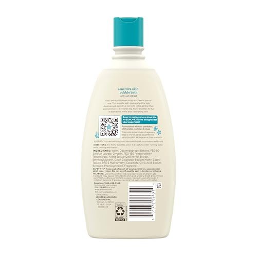 Aveeno Kids Bubble Bath Sensitive Skin 19.2 Ounce - görsel 1