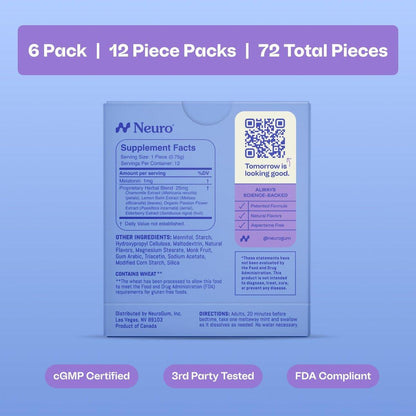 Neuro Sleep & Recharge Meltaway Mints - – Meltaway Format: The mints dissolve quickly on your tongue, no water – Image 15