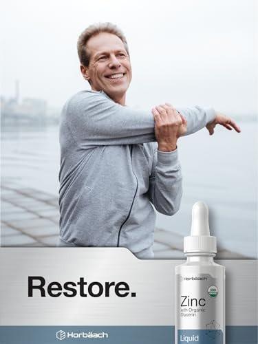 Horbäach Liquid Zinc Drops | 2 Oz | with Organic Glycerin | Vegetarian, Non-GMO, Gluten Free Supplement - görsel 9