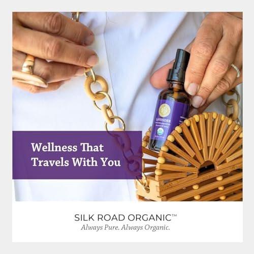 Silk Road Organic Lavender Essential Oil Spray, Lavandula Angustifolia, 100% Pure USDA Certified Aromatherapy for Calming, Relaxation & Skin – 1 oz Spray - Always Pure, Always Organic - görsel 11