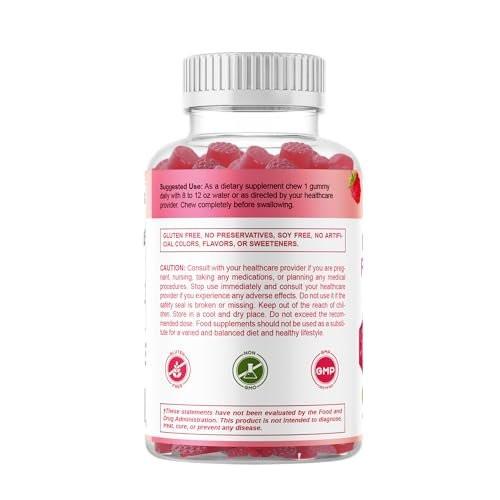 Vitamatic Chromium Picolinate 1000 mcg - 90 Gummies - High Potency Chromium - Raspberry Flavor (Total 180 Gummies) 2 Packs - görsel 12