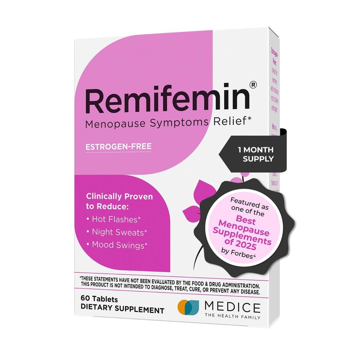 Remifemin Menopause Symptoms Relief - Clinically Proven Ingredients - Menopause Supplements - Black Cohosh - Estrogen-Free - Made in Germany - 60 Tablets - görsel 10