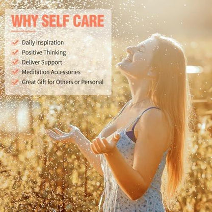 HIONXMGA Positive Messages in a Bottle (60+ Positive Affirmations), Self Care Gifts for Women Men, Daily Positivity Self Care Kit with Pre-Written Inspirational Messages for Relaxation Mindful Calm