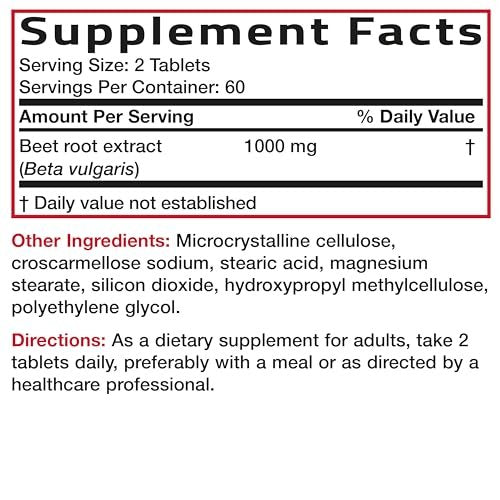 Bronson Beet Root Double Strength, Non-GMO, – Double Strength Formula: Each serving delivers 1500 mg of beet root – Image 1