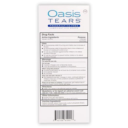OT6100 - Oasis TEARS® Preservative-Free – Easy to Carry: Compact vials fit in pockets, purses, or desk drawers for – Image 6