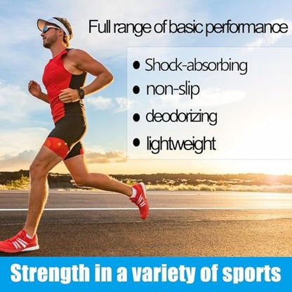 Shoe Insoles, Comfort Thin Lightweight Shock Absorption and Cushion Shoe Insole, Best Insoles for Men and Women for Everyday Use
