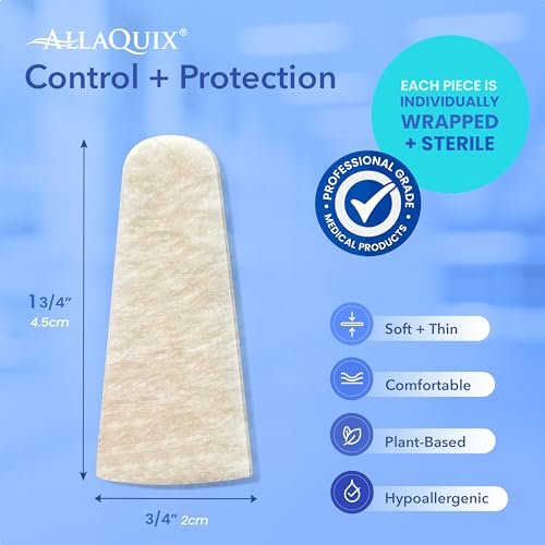 AllaQuix Nose Bleed Stopper – Hemostatic Gauze Plugs Made with Calcium Alginate (Box of 12) – Fast Relief for Nosebleeds | Highly Absorbent, Soft, Sterile, Safe for Blood Thinners - görsel 6