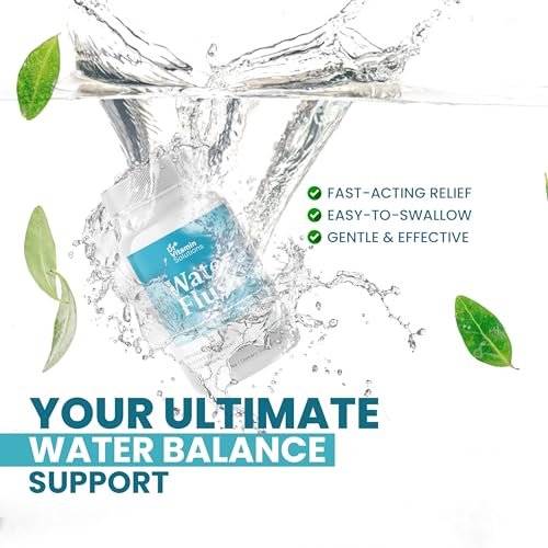 Diuretic Water Pills for Weight Control, 12 Active Ingredients (Green Tea, Cranberry & More), Instant Relief from Bloat & Swelling, Water Retention Pills for Women & Men - 60 Capsules - görsel 10