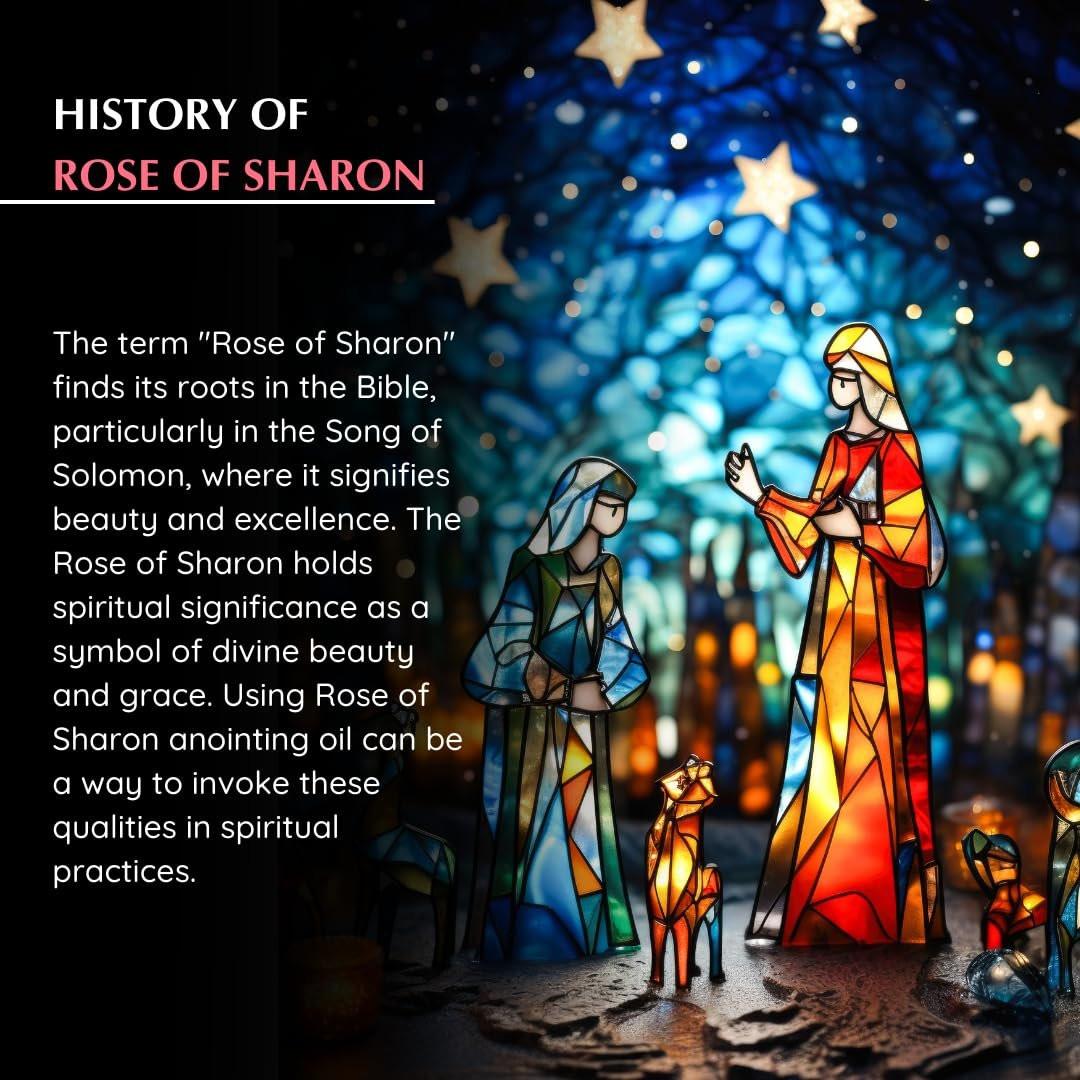 Rose of Sharon Anointing Oil 9ml (0.3 fl oz.) | Blessings from The Holy Lands | Blessed from Jerusalem | Biblical Spices | Christian Gifts | Holy Oil for Prayer and Protection - görsel 7