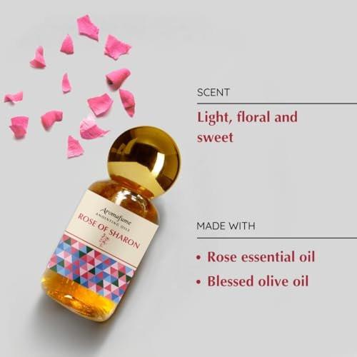 Rose of Sharon Anointing Oil 9ml (0.3 fl oz.) | Blessings from The Holy Lands | Blessed from Jerusalem | Biblical Spices | Christian Gifts | Holy Oil for Prayer and Protection - görsel 4